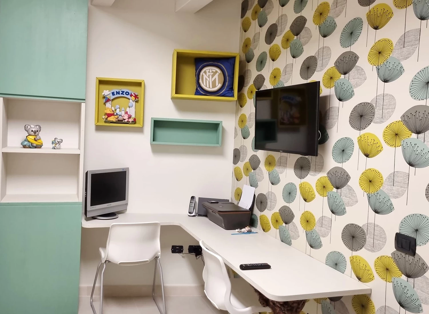 Tapete Dana Türkis Glanz 5 Tapete Dana Türkis Glanz – Bild 5