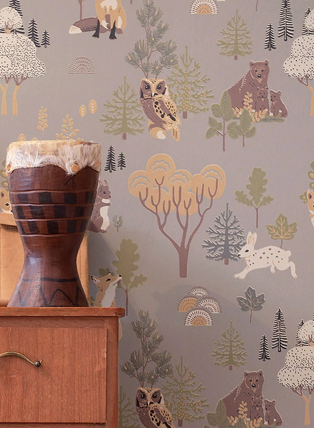 Tapete Deep Forest Grau 1 Tapete Deep Forest Grau