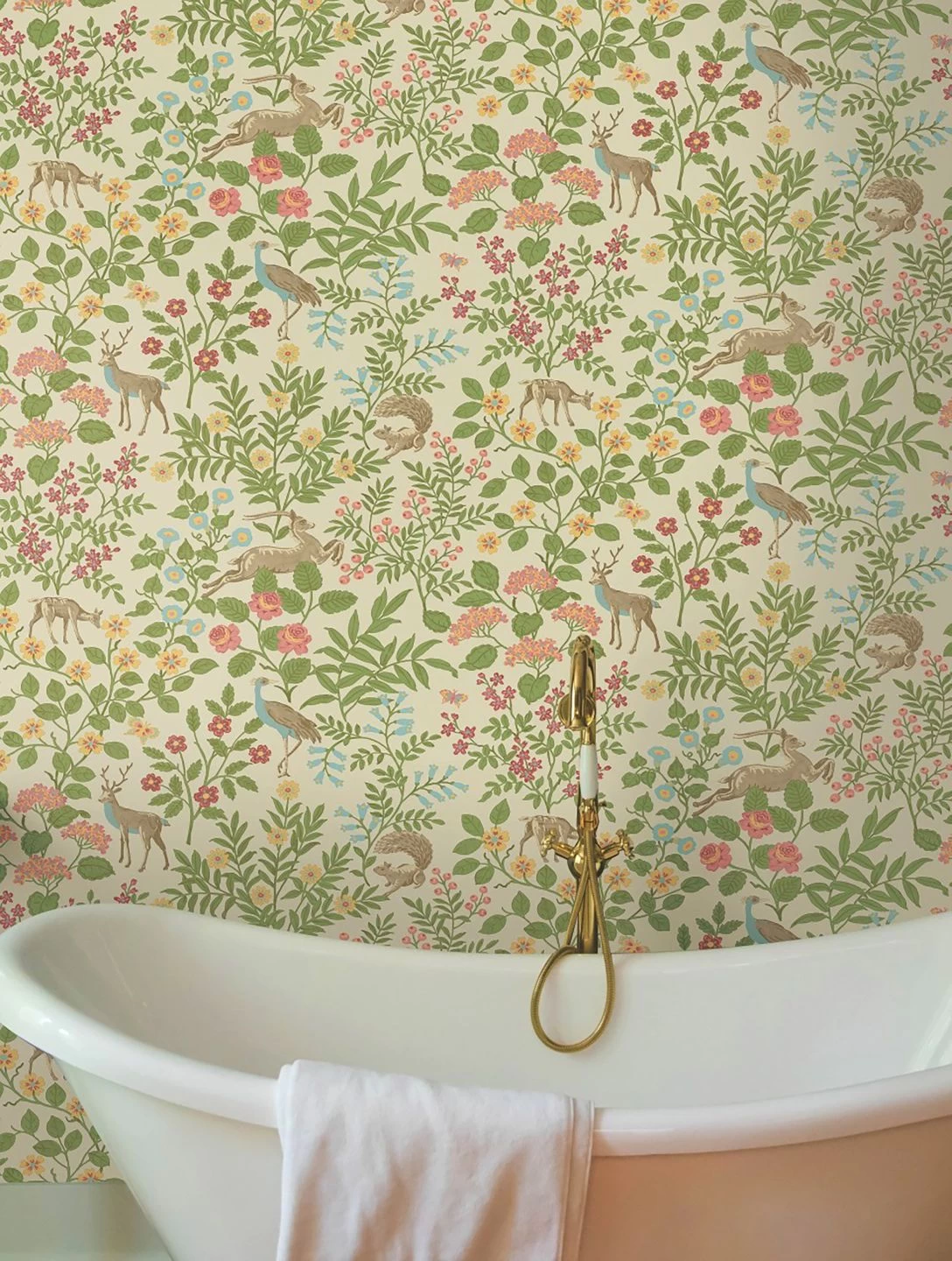 Selbstklebende Tapete Deer Love Hellbeige 3 Selbstklebende Tapete Deer Love Hellbeige – Bild 3