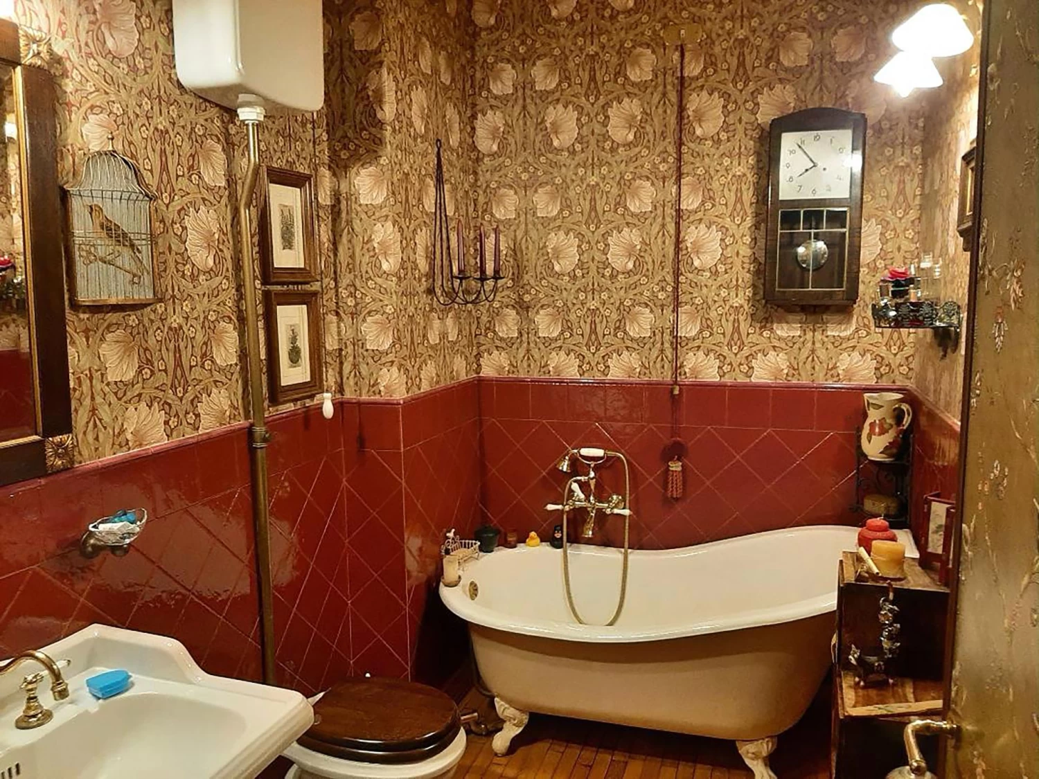 Tapete Despina Purpurrot 2 Tapete Despina Purpurrot – Bild 2