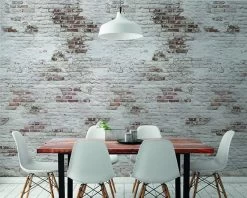 Digitaldruck Vlies-Fototapete Backstein Wand Weiss | EP6101