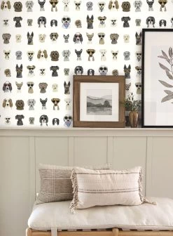 Selbstklebende Tapete Dog Days Weiss -Berühmt Tapeten Geschäft Dog Days 790601 2880x1440