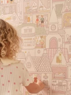 Tapete Dollhouse Zartrosa -Berühmt Tapeten Geschäft Dollhouse A 389352 2880x1440