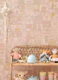 Tapete Dollhouse Zartrosa -Berühmt Tapeten Geschäft Dollhouse D 389352 2880x1440