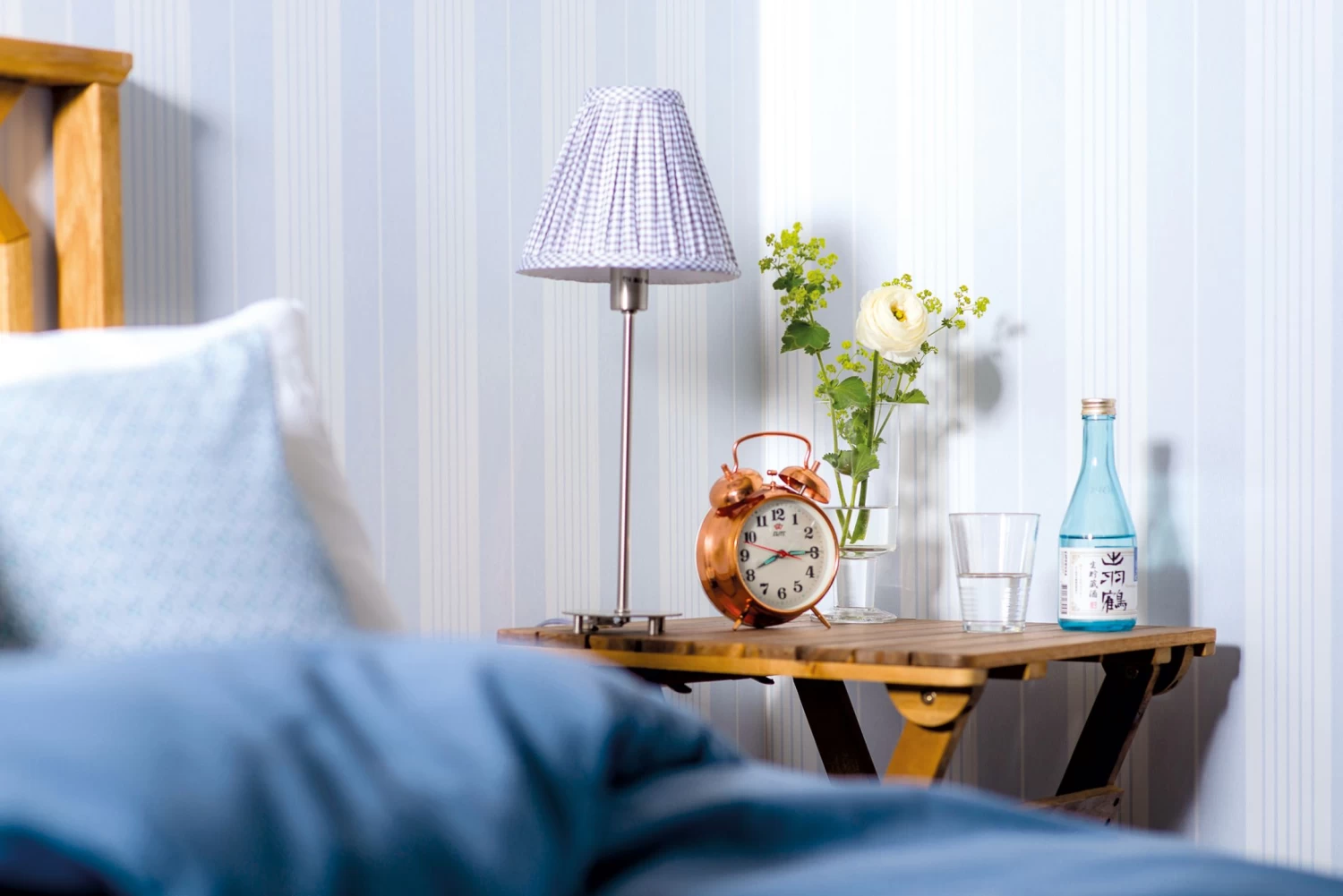 Tapete Elton Zartblau 4 Tapete Elton Zartblau – Bild 4