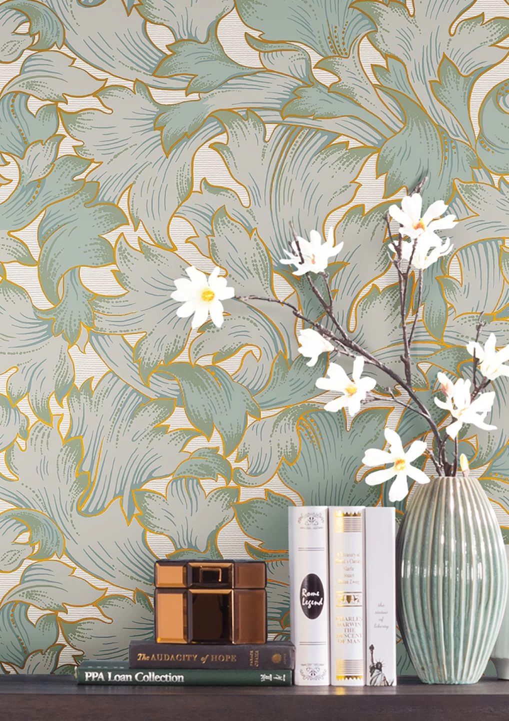 Tapete Epinal Blassgrün 4 Tapete Epinal Blassgrün – Bild 4