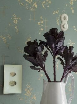 Tapete Fiselto Hellminttürkis