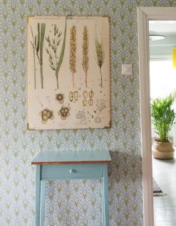 Tapete Florence Pastellblau -Berühmt Tapeten Geschäft Florence B 783113 2880x1440