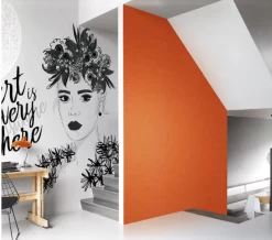 Fototapete Rasch Kruth Design Frau Weiß Schwarz 100860