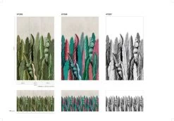 Fototapete Vlies Floral Pop-Art Blätter Grau Weiß 47207 -Berühmt Tapeten Geschäft Fototapete Vlies Floral Pop Art Blaetter grau weiss 47207 63210658 2