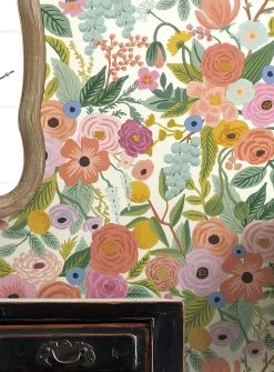 Selbstklebende Tapete Garden Party Orange