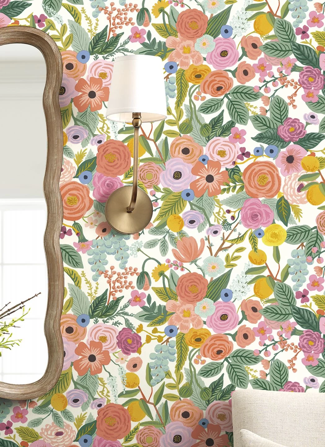 Selbstklebende Tapete Garden Party Orange 4 Selbstklebende Tapete Garden Party Orange – Bild 4