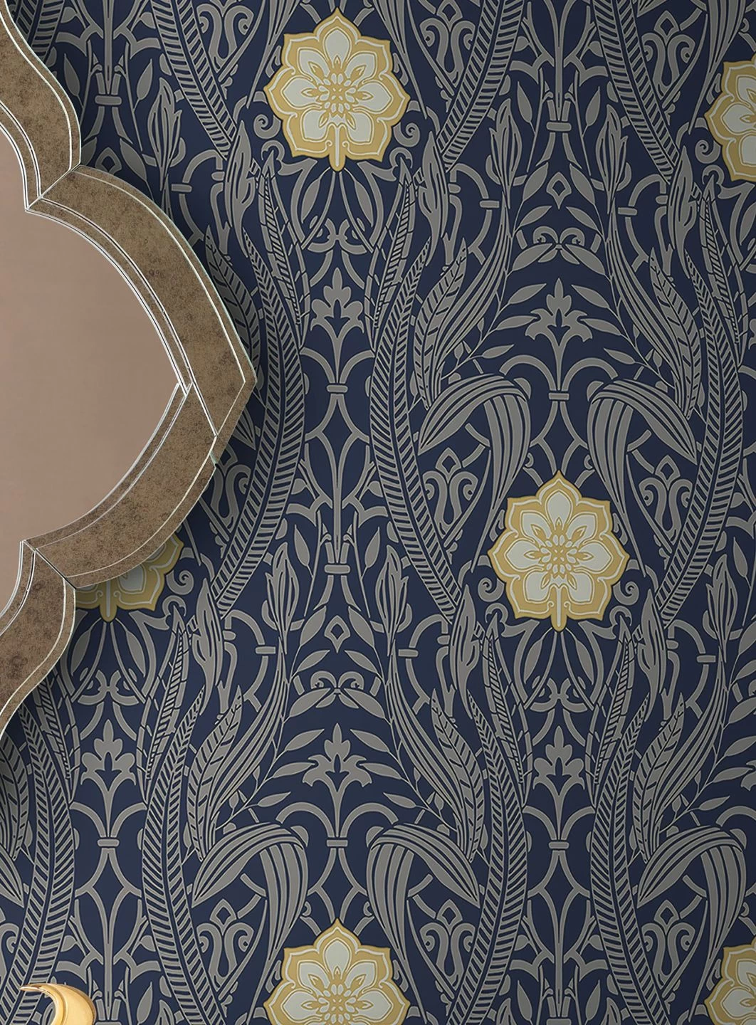 Tapete Gatsby Dunkelblau 3 Tapete Gatsby Dunkelblau – Bild 3