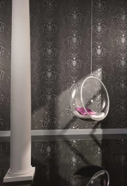 Glööckler Tapete Vlies Ornament Diamant Anthrazit 54853 -Berühmt Tapeten Geschäft Gloeoeckler Tapete Vlies Ornament Diamant anthrazit 54853 174742