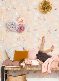 Tapete Golden Woods Pastellbraun -Berühmt Tapeten Geschäft Golden woods C 389334 2880x1440