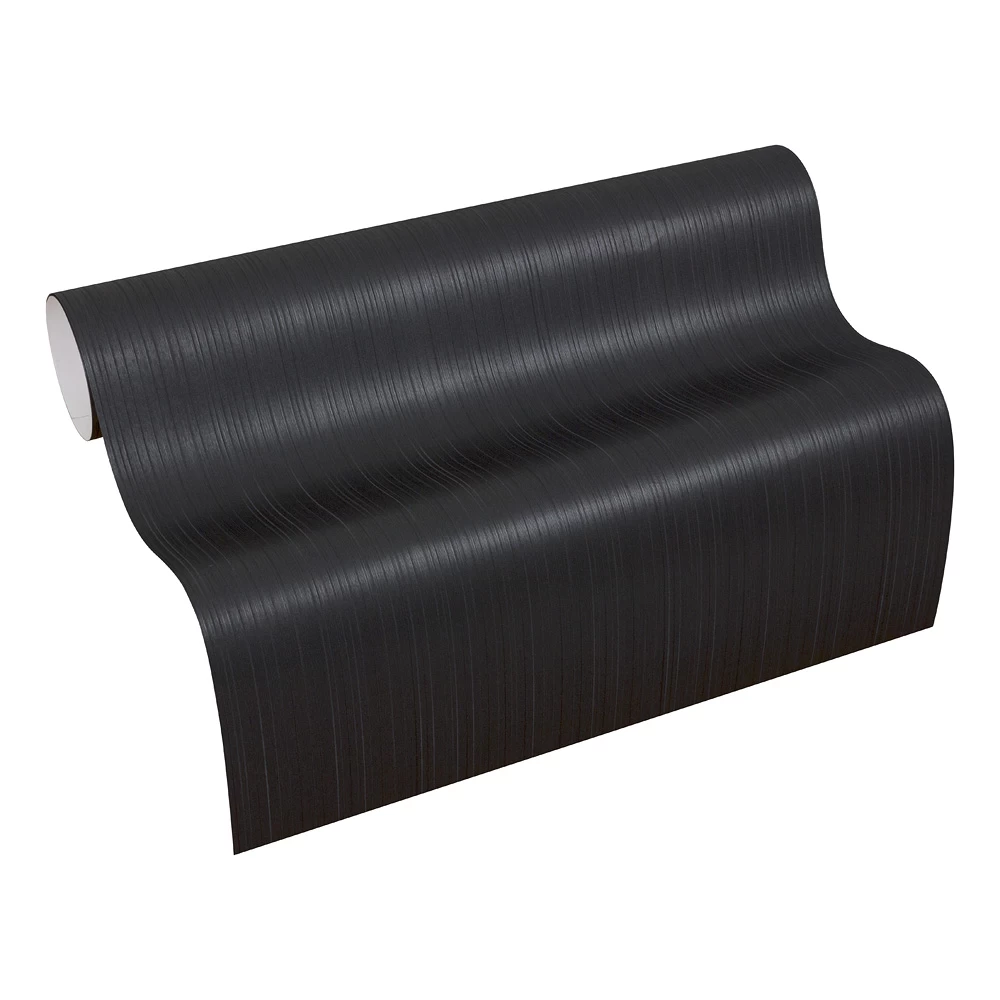 Glööckler Tapete Vlies Uni Struktur Schwarz Glanz 54850 2 Glööckler Tapete Vlies Uni Struktur Schwarz Glanz 54850 – Bild 2