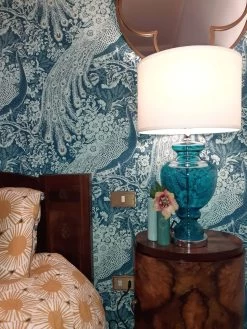 Tapete Izanuela Grünblau -Berühmt Tapeten Geschäft Izanuela K 821503 2880x1440