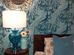 Tapete Izanuela Grünblau -Berühmt Tapeten Geschäft Izanuela L 821503 2880x1440