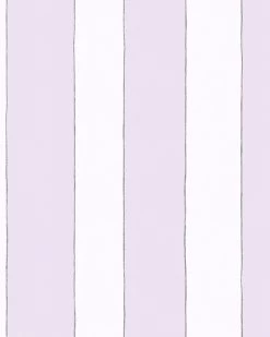 Kindertapete Breite Streifen Rosa Weiß Jonas Kötz 31103