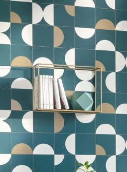 Tapete Kirana Ozeanblau