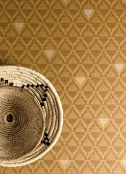 Tapete Kurumba Sandgelb