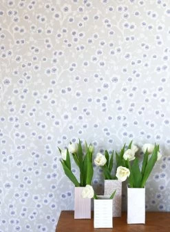Tapete Laila Hellgrau -Berühmt Tapeten Geschäft Laila 783015 2880x1440