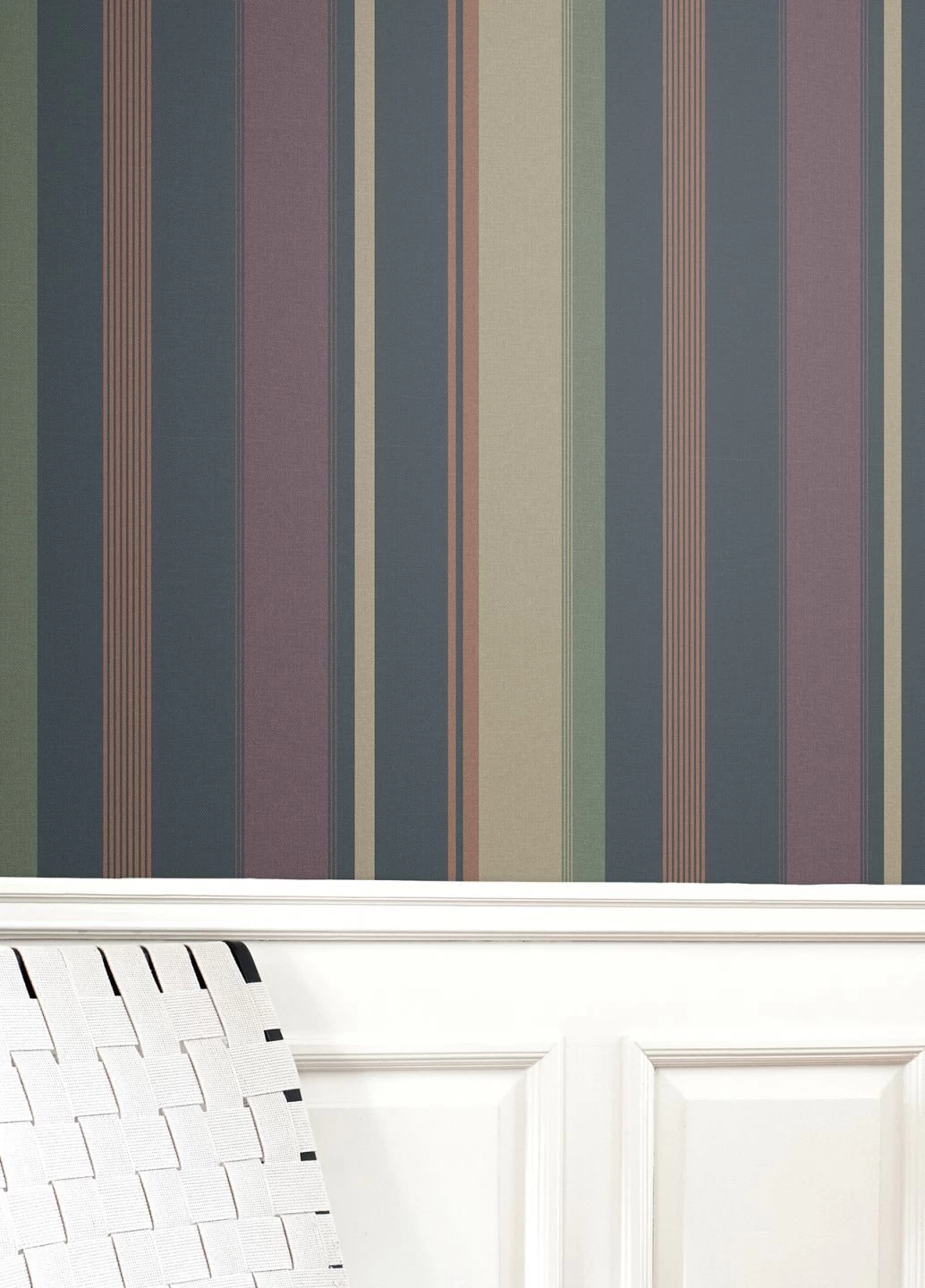 Tapete Lilly Dunkelblau 3 Tapete Lilly Dunkelblau – Bild 3