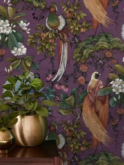 Tapete Limosa Purpurviolett