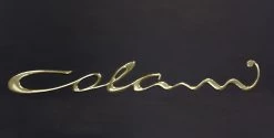 Colani Dekoelement Marburg Schriftzug Gold 76970