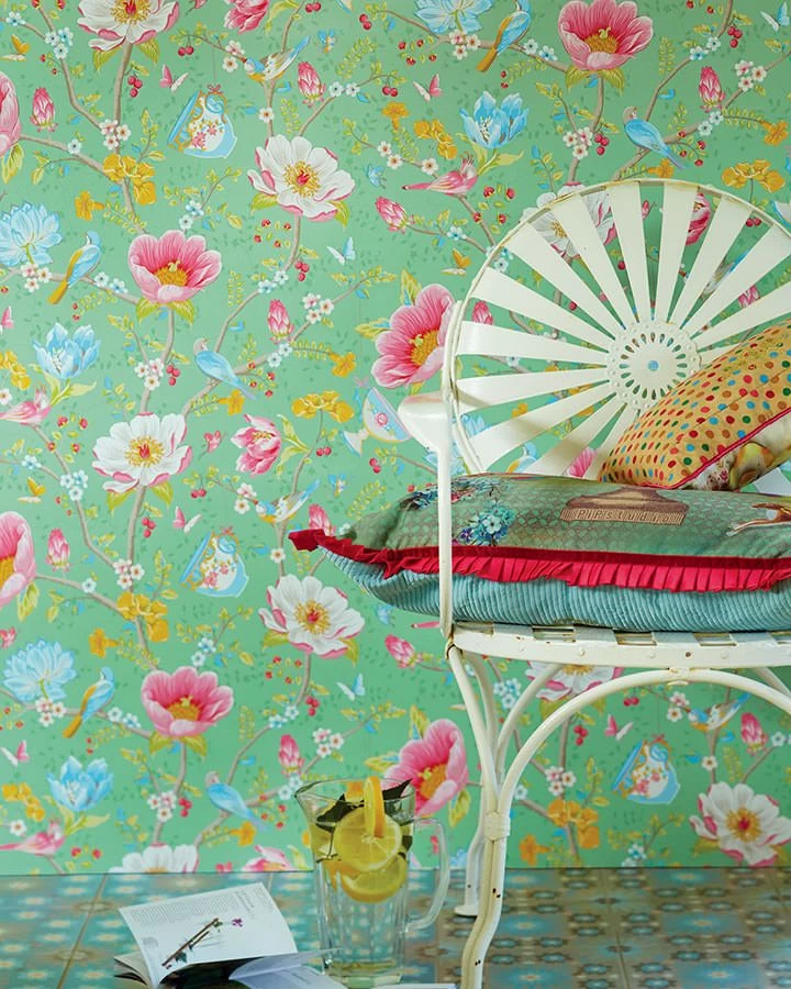 Tapete Luna Pastellgrün 3 Tapete Luna Pastellgrün – Bild 3