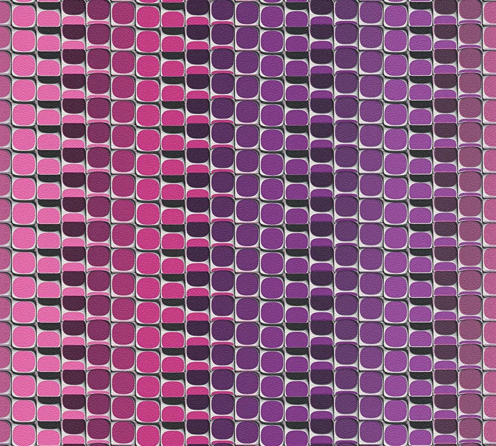 Mac Stopa Tapete Grafisch Retro Streifen Pink 32727-3 1 Mac Stopa Tapete Grafisch Retro Streifen Pink 32727-3