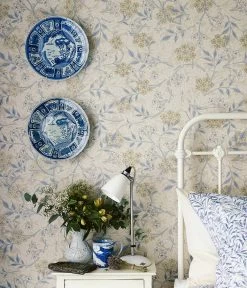 Tapete Marlene Hellgraubeige -Berühmt Tapeten Geschäft Marlene A 461791 2880x1440