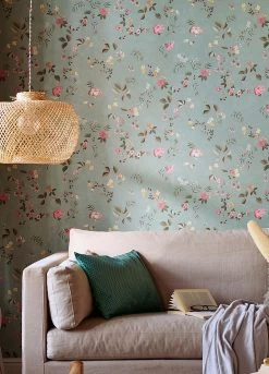 Tapete Marley Türkisgrau -Berühmt Tapeten Geschäft Marley 822142 2880x1440