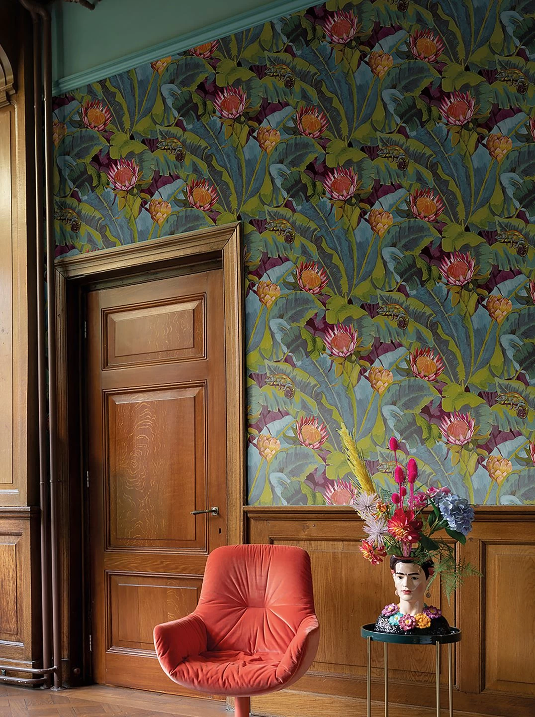 Tapete Martinique Türkisblau 1 Tapete Martinique Türkisblau