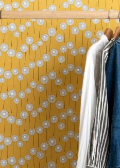 Tapete Meadow Ginstergelb