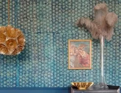 Tapete Methok Dunkelblau