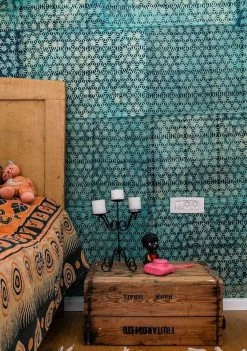 Tapete Methok Dunkelblau -Berühmt Tapeten Geschäft Methok K 325102 2880x1440