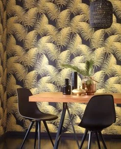 Tapete Milva Sandgelb -Berühmt Tapeten Geschäft Milva B 625055 2880x1440