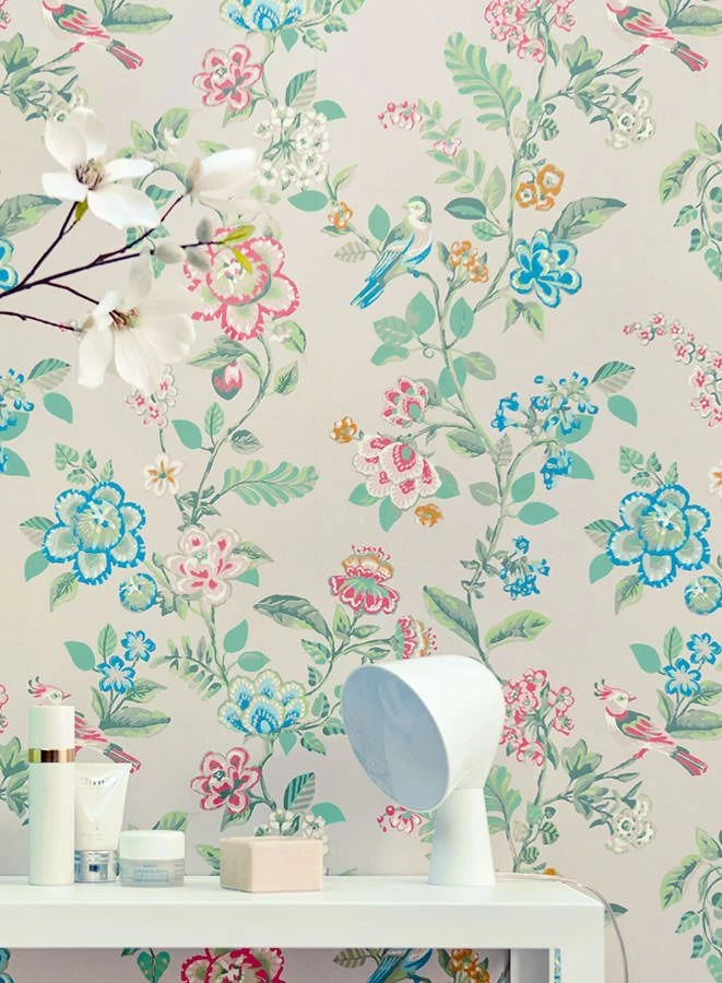 Tapete Miri Weissgrau 1 Tapete Miri Weissgrau