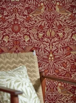 Tapete Morris Birds Rubinrot -Berühmt Tapeten Geschäft Morris Birds B 463274 2880x1440