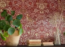 Tapete Morris Birds Rubinrot -Berühmt Tapeten Geschäft Morris Birds C 463274 2880x1440