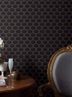 Tapete Moxie Schwarzgrau -Berühmt Tapeten Geschäft Moxie B 452243 2880x1440