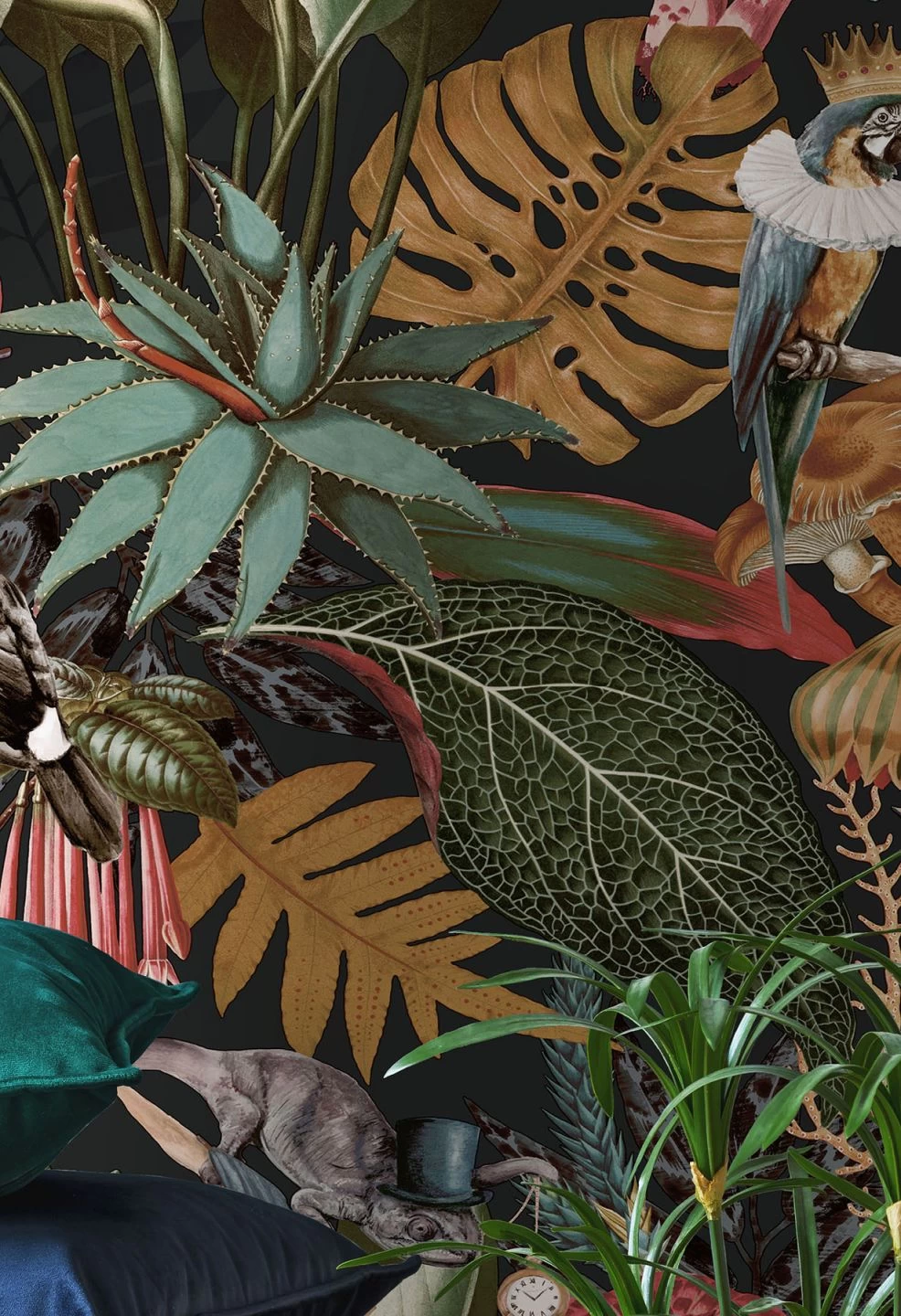 Tapete Neboa Anthrazitgrau 1 Tapete Neboa Anthrazitgrau