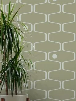 Tapete Nirvanus Hellolivgrün