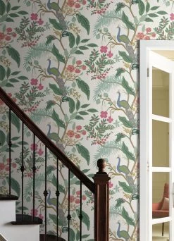 Tapete Peacock Tree Pastelltürkis -Berühmt Tapeten Geschäft Peacock Tree B 790101 2880x1440