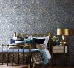 Tapete Perun Dunkelblau