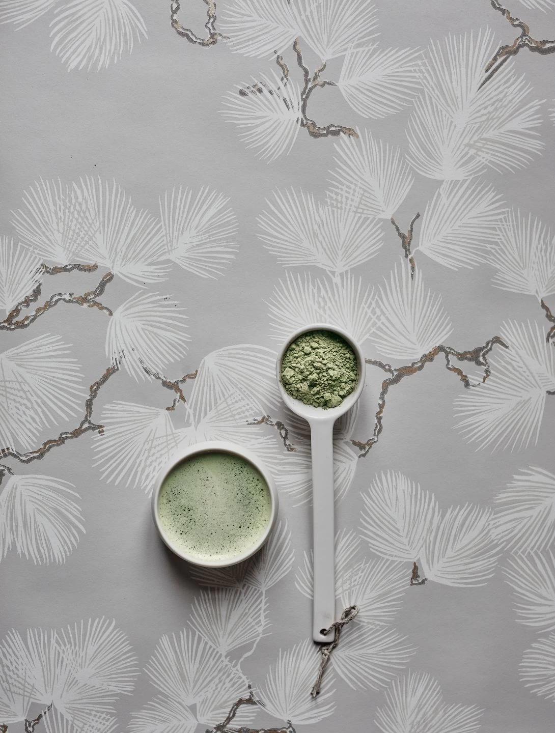 Tapete Pine Grauweiss 1 Tapete Pine Grauweiss