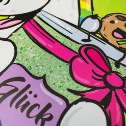 Pummeleinhorn Wandbild Einhorn Bild Glitzer Glück | 50x50cm -Berühmt Tapeten Geschäft Pummeleinhorn Wandbild Einhorn Bild Glitzer Glueck 50x50cm 182754 2