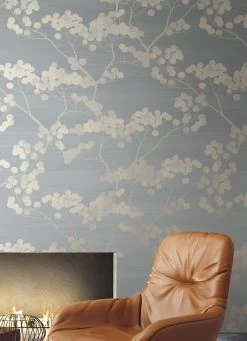 Tapete Rajapur Perlhellgrau