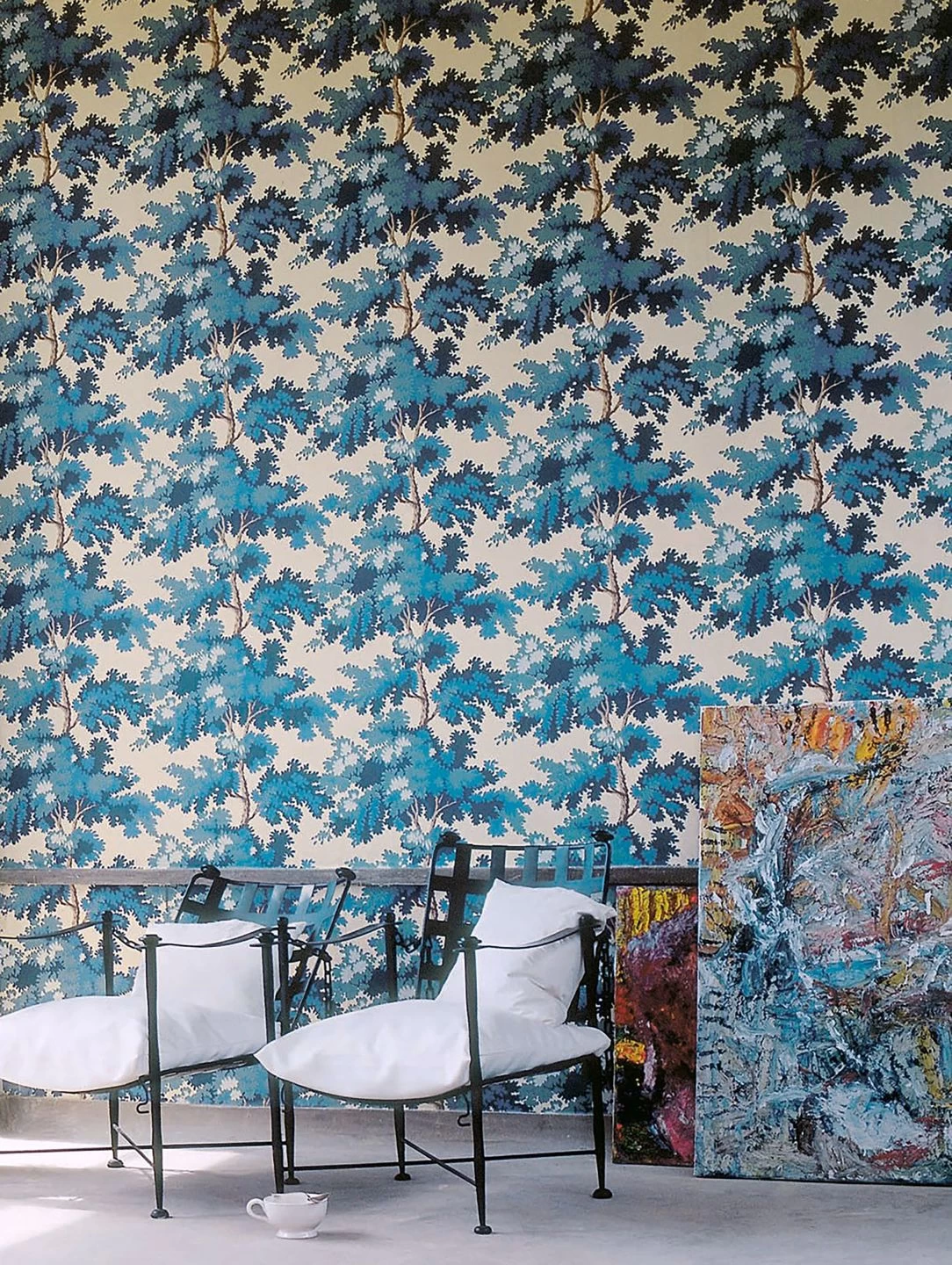 Tapete Raphael Trees Pastelltürkis 4 Tapete Raphael Trees Pastelltürkis – Bild 4